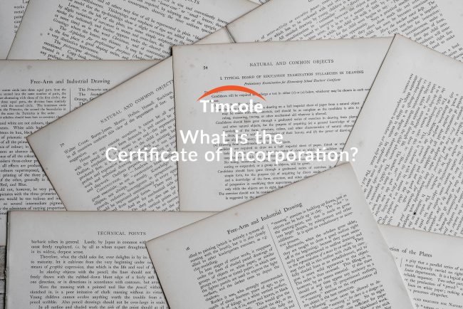 what-is-the-certificate-of-incorporation-timcole