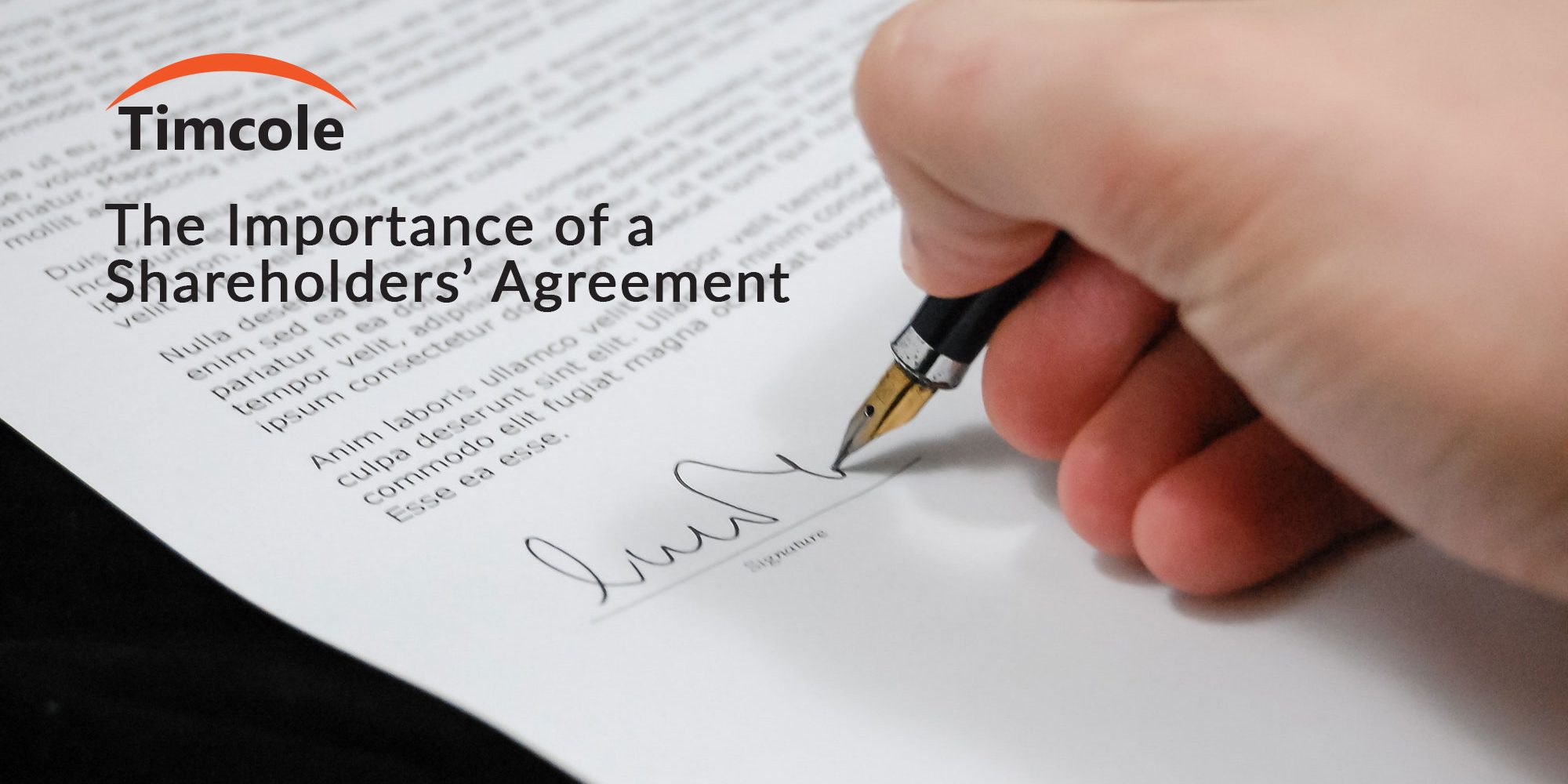 the-importance-of-a-shareholders-agreement-timcole the-importance-of-a-shareholders-agreement-timcole