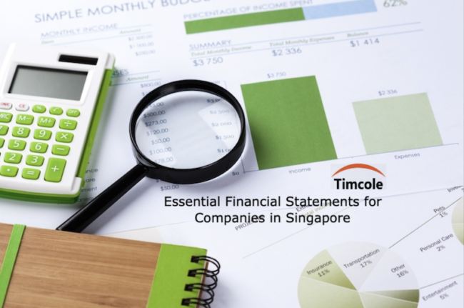 Essential Financial Statements for Companies in Singapore Financial Statements for Companies