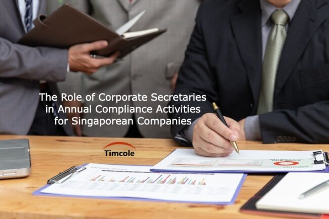 The Role of Corporate Secretaries in Annual Compliance Activities for Singaporean Companies